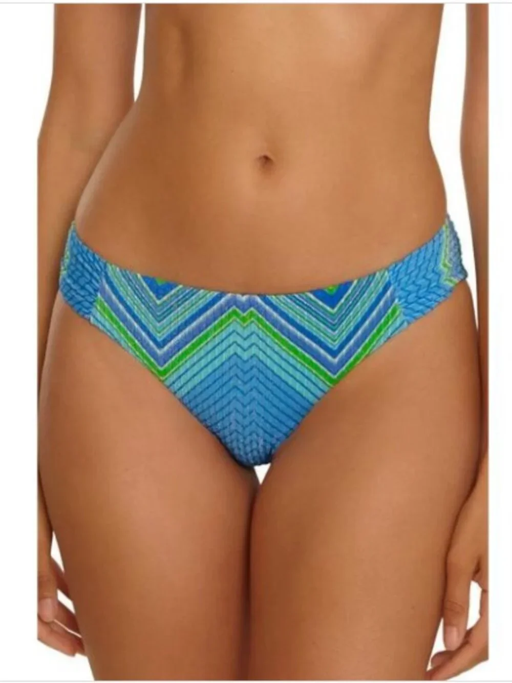BECCA Summer Sunrise Adela Bikini Swim Hipster Bottom Multicolor Size M 8550